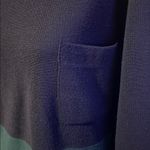 Brooks Brothers  100% wool navy block striped long sleeve dress size S  pocket Photo 6