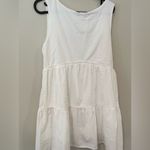 SANCIA Anthropologie Lea Summer Off White Tiered Dress Size Small 1969 Photo 4