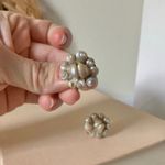 Vintage Mini Conch Screwback Earrings “Zinaida” Seashell Cluster Mermaidcore Jewelry Silver Photo 3