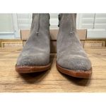 Frye Women's Sacha Suede Charcoal Booties Size 6 NIB Moto Shortie Boots Snip Toe Photo 7