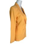 Anthropologie 4SI3NNA Double Breasted Blazer Marigold Size S Gold Photo 4