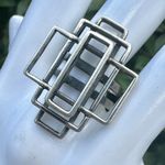 Vintage Modernist sterling silver Aarikka Ring made by Kaija Aarikka, 1960s Mad Photo 0