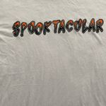 Next Level Apparel Spooktacular Halloween Women’s White Graphic T-shirt Photo 3