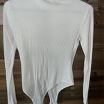 SheIn White Turtleneck Bodysuit Photo 3