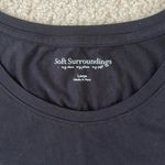 Soft Surroundings  Long Tank Tunic Top Black Shirt - M Photo 2