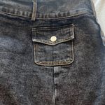 Boutique Black Denim Skirt Photo 2