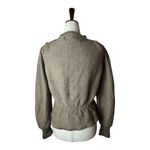 The Italian Mob Vintage Sweater Women Small Brown Knit Star Bobble Cardigan Photo 1