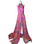 ROCOCO SAND Megan Maxi Dress in Pink Floral Small New Womens Long Gown Photo 4