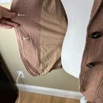 Madewell Linen Blend Gauze Neutral 2 Button Blazer Jacket Size Small Photo 8