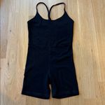 Old Navy Powerchill Romper Bodysuit Black Racerback One Piece Size Medium Photo 2
