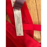 Adore Me NWT  Gynger Unlined red balcony bow bra size 3x Photo 4