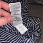 Gap  Navy Blue & White Striped Embroidered Hello Sweater Size‎ M Photo 5