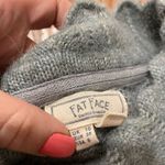 Fat Face UK green pointelle alpaca blend scalloped sweater 6 Photo 4