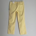 Tribal sz 4 audrey 70s mid rise straight capri floral‎ jean pants Yellow Photo 4