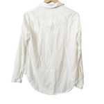 Cloth & Stone  Anthropologie White Button Up Collared‎ Shirt Size Small Photo 1