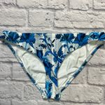 Red Carter  Hipster Bikini Bottoms Azul Blue White Floral Size L New Photo 1