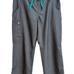 FIGS  Women's Kade Cargo Scrub Pants in Gray Size: Medium Petite (M/P) Photo 0