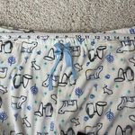 Muk Luks Cream and Blue Pajama Pants Size L Photo 5
