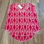 Solitaire  Embroidered Short Sleeve Top Photo 0