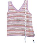 Cloud Chaser  Crochet V-Neck Tank Top in Sz Large Photo 6