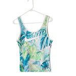 Nike  Tropical Stretchy Knee Length Dress Photo 3