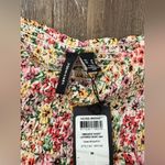 VERO MODA NWT  Floral Layered Ruffle Smocked Wide Waistband Size Medium Preppy Photo 5