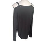 Athleta  Cutout Neck Sweatshirt in Black, Style 352951, Sz L Photo 6