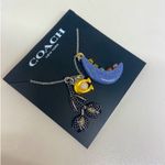 Coach  Jet Flower Charm Necklace #C7190 Photo 3