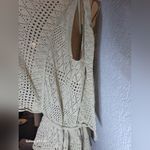 ZARA  Tan Sleeveless Ruffled Blouse Size S Photo 4