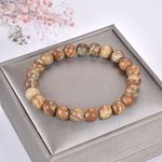 🆕New Picture Jasper 8mm Healing Gemstone Bracelet Brown Photo 0