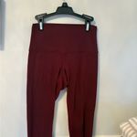 Lululemon  Women's burgendy/Maroon 25’ align leggings Photo 2