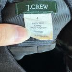 J.Crew  Black Wool Skirt, Black Pencil Skirt, Solid Knee-Length Skirt, Size 4 Photo 11