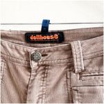 Dollhouse Y2K Women’s Corduroy Culotte Size 11 Brown Wide Leg Flap Pockets Retro Photo 6