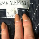 Norma Kamali Vintage 1980s  Navy Pinstripe Suit Dress Size 6 Business Photo 3