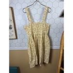 Maeve  by Anthropologie Neutral Motif Yellow Cafe Dress - Size - 10 Photo 3