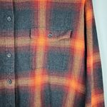 Old Navy Swiftie Boyfriend Plaid Flannel Shirt Large Tall Evermore Country Barn Photo 5