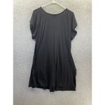 Swimsuits For All Women's Beach Coverup Dress Solid Black One Size Pull Over Photo 1