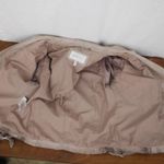 BCBGeneration BCBG Suede Leather Taupe Motorcycle Style Jacket Size Medium Photo 7