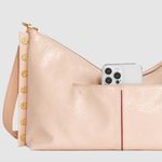 Hammitt Mr. G Champagne Pink Patent Leather Slouch Hobo Bag Photo 2