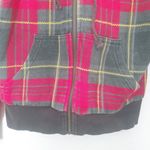 Billabong  S Red Plaid Hoodie Jacket Photo 3