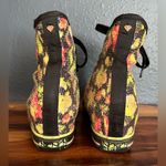 Sequined, floral high tops, women’s size 11 Black Photo 7