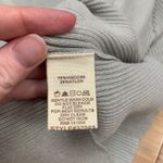 Hem & Thread  Knit‎ Top Short Sleeve Sweetheart Neck Ribbed Blouse Womens Size M Photo 4