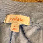 Colsie Baby Blue Winter Holiday Fleece Lounge Jogger Drawstring Pants Photo 5
