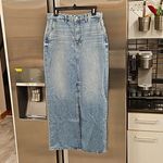Derek Lam π 10 CROSBY Lu High Rise Denim Maxi Skirt Sutton Vintage Blue 28 NWT Photo 11