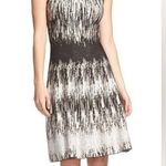 Nic+Zoe  Falling Lines Twirl Jacquard Knit Dress size L Photo 5