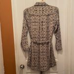 EXPRESS Beige and Black Snakeskin Dress Photo 4