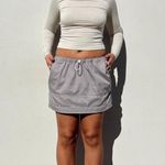 Princess Polly Motel Eichi Silver Mini Skirt S Photo 5