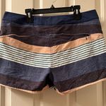 Patagonia Wavefarer Boardshorts 4” Size 8 Fitz Stripe Texture Tidepool Blue Photo 1