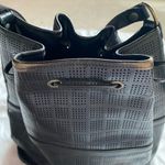 Genuine leather made in Italy black bucket bag Photo 3