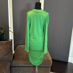 Women’s Sexy Green Long Sleeve BodyCon Party Dress Size 10/12 NEW Photo 4